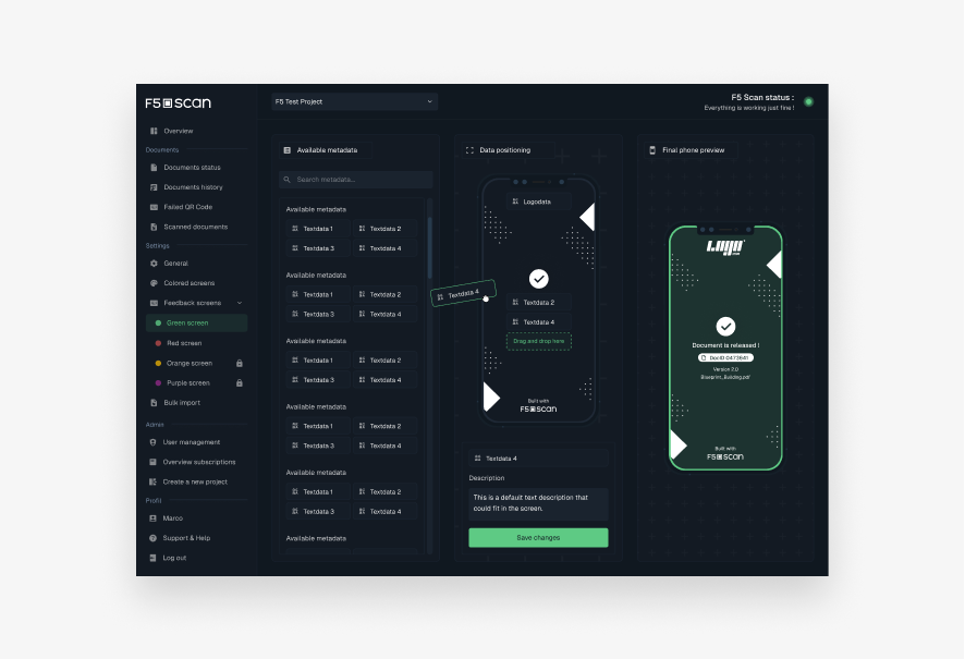 F5 Scan : Smart Document Tracking